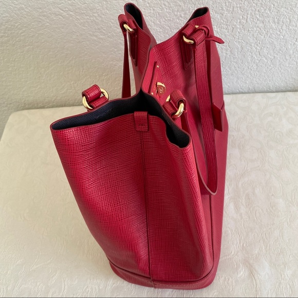 Cole Haan red leather tote - Picture 10 of 13